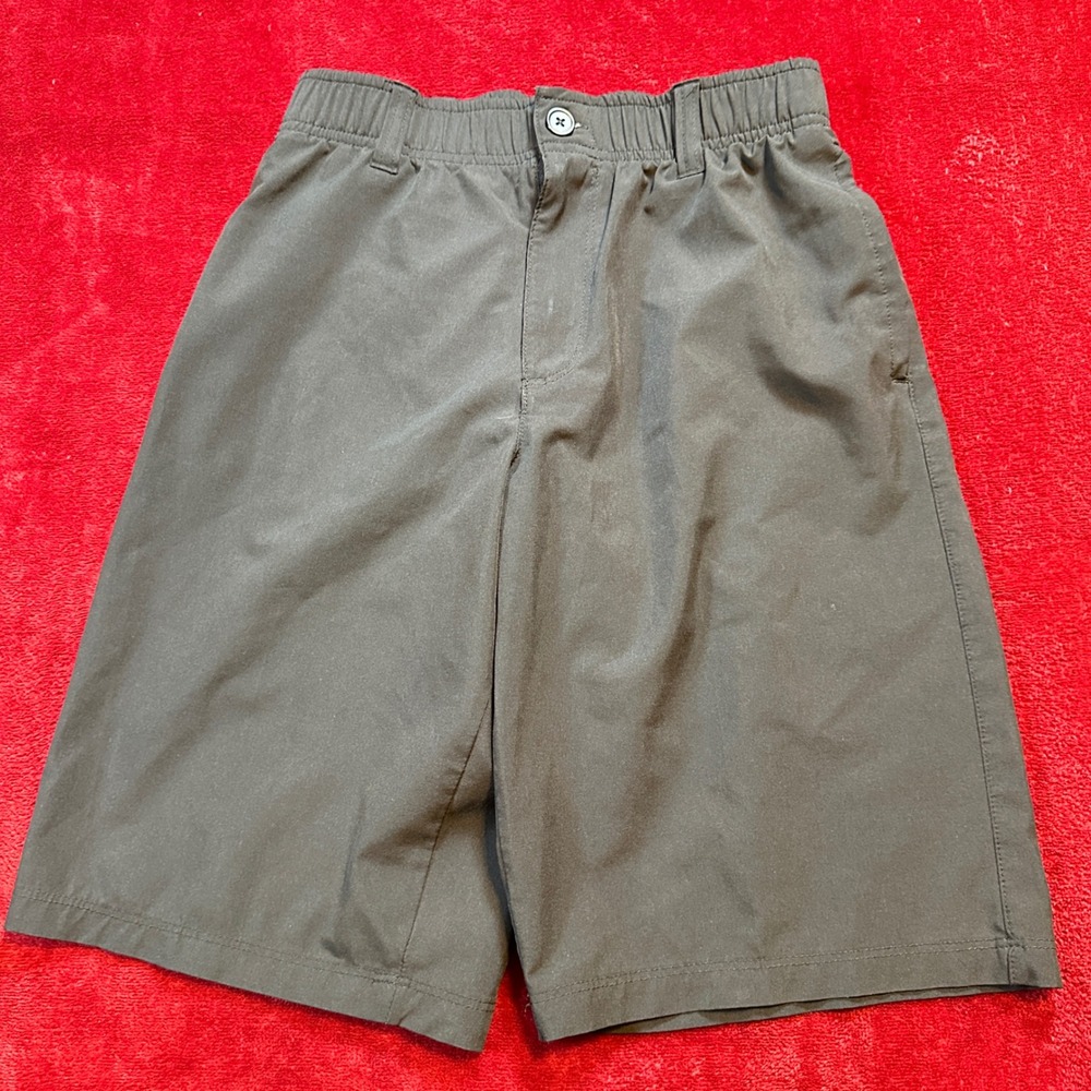 Russell Boys‎ Performance Shorts Gray Athletic Golf Size XL 14-16 Elastic Waist